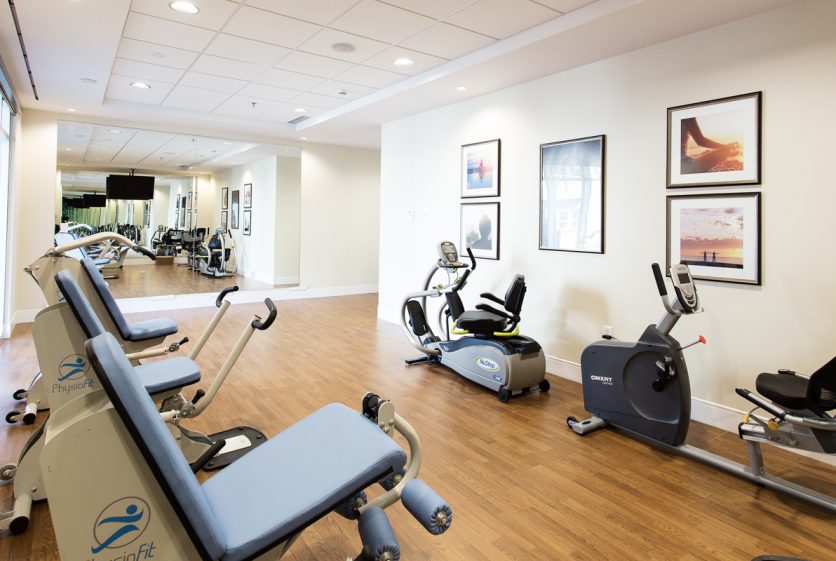 The Wexford fitness room