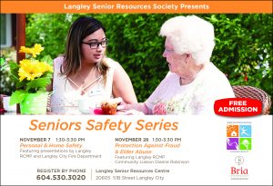 Seniors Safety Series at Bria Communities