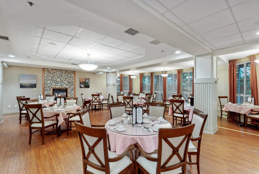 The Waterford dining room
