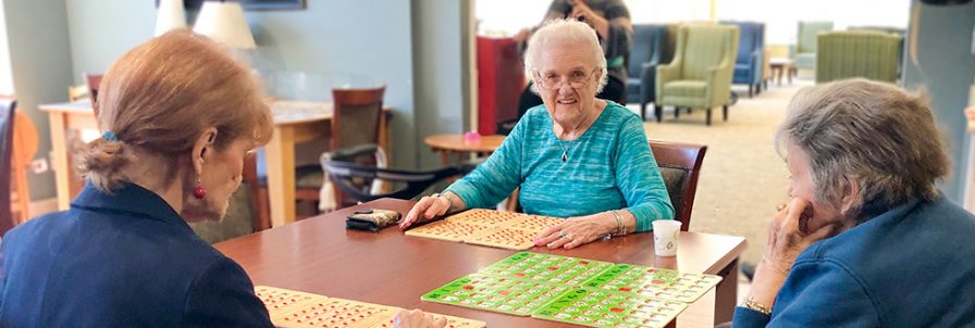 Magnolia Gardens Seniors Play Bingo