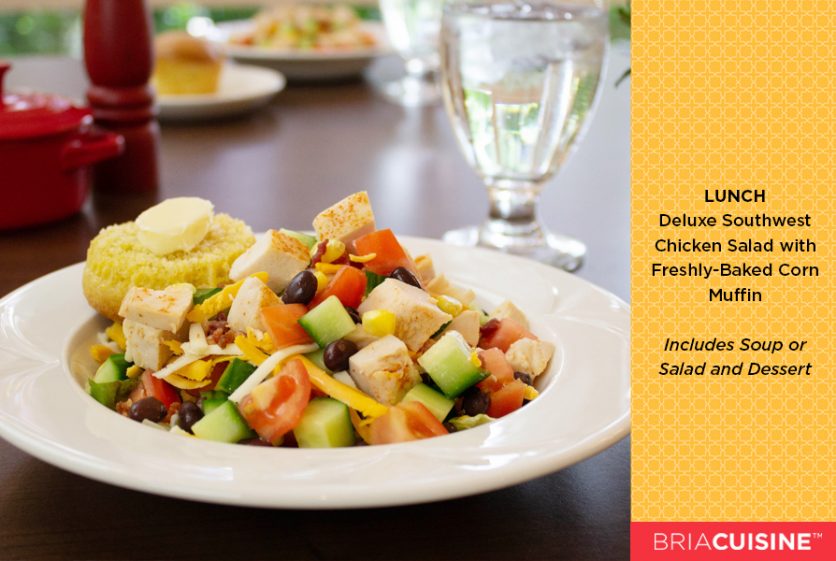 Southwest Chicken Salad Corn Muffin