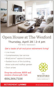 The Wexford Open House luxury senior living in bc