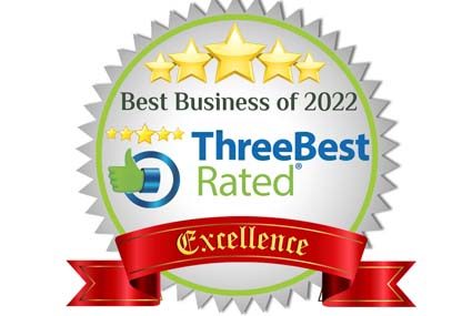 Three Best Rated Business Badge