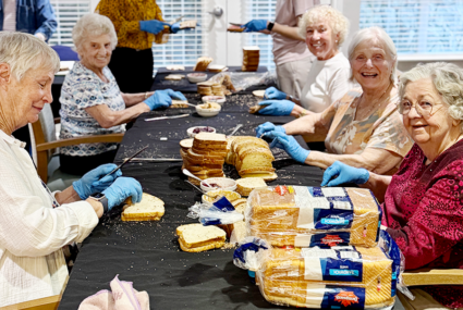 sandwich makers at The Waterford