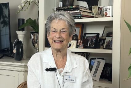 Photo of Sharon V in her suite at The Waterford
