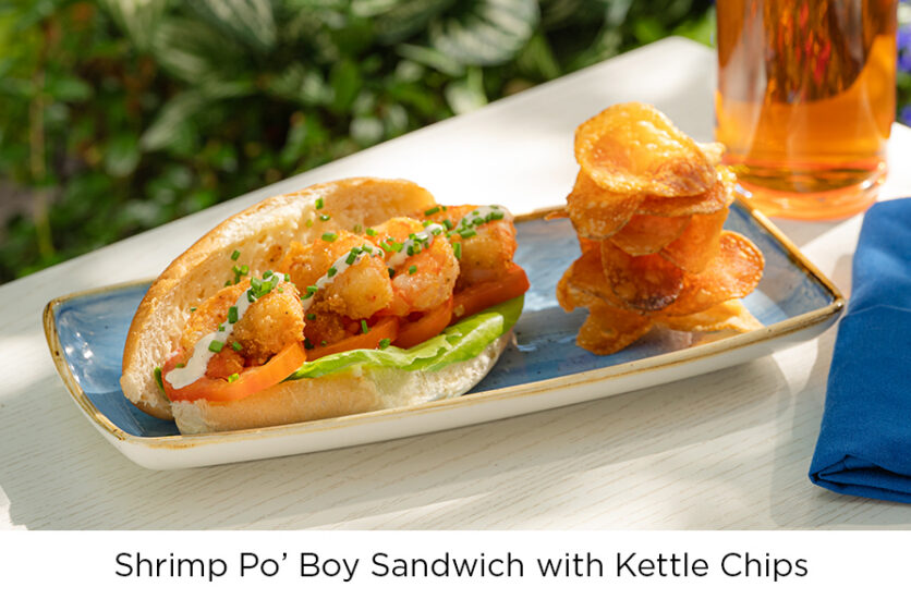 The Waterford Seniors Community Menu Po Boy Sandwich