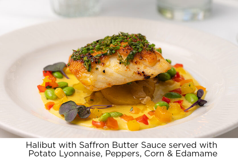 The Waterford Seniors Community Menu Halibut