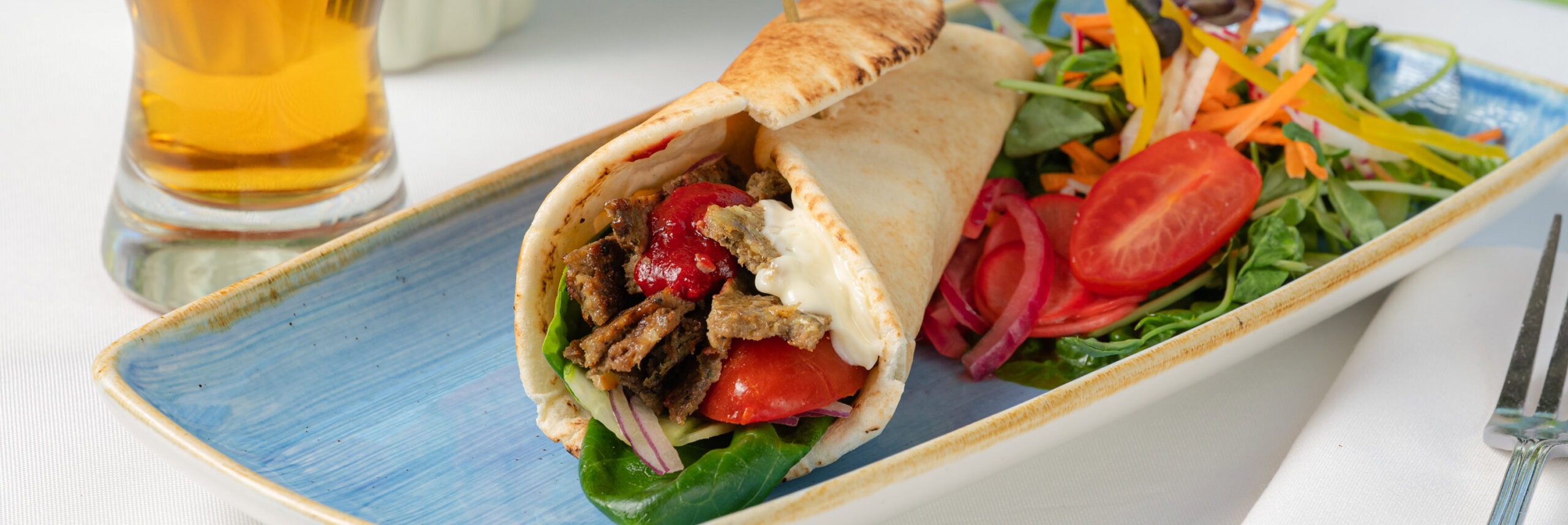 The Wexford Retirement Living Menu donair wrap