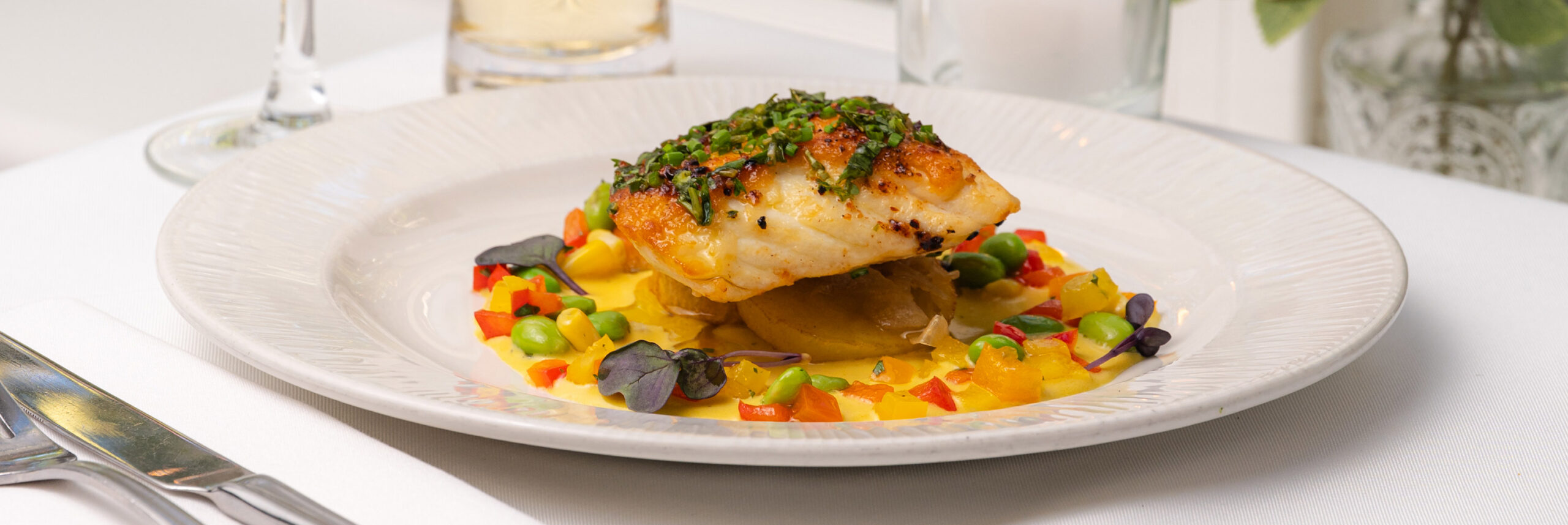 The Waterford Seniors Community Menu Halibut