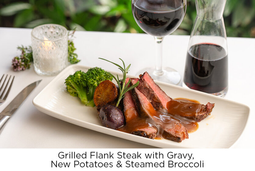 Magnolia Gardens Seniors Community Flank Steak Dinner